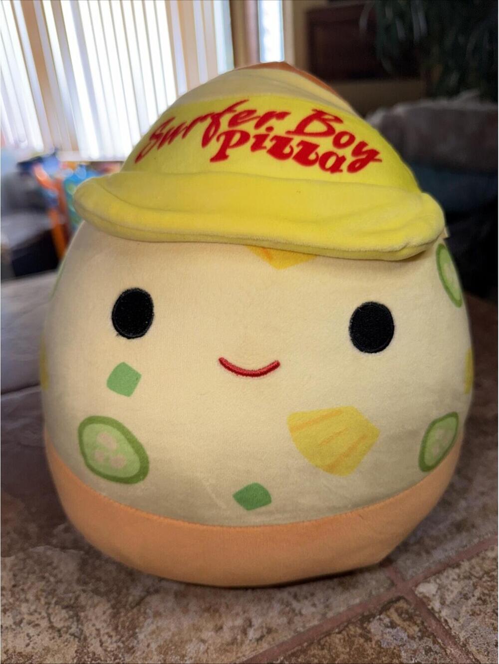 Squishmallows Stranger Things 10” Surfer Boy Pizza